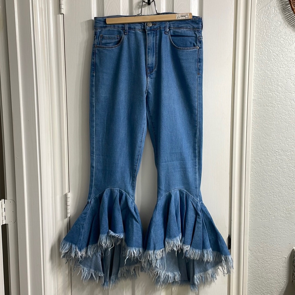 Cropped Flare Jeans